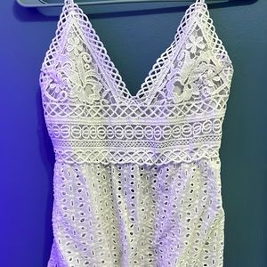 Medium White beach tank top